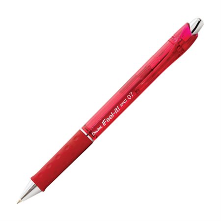 Stylo à bille retractable Feel-it! rouge