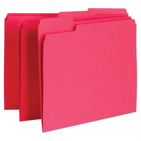 Coloured File Folders Letter size red