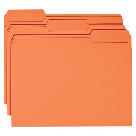 Coloured File Folders Letter size orange