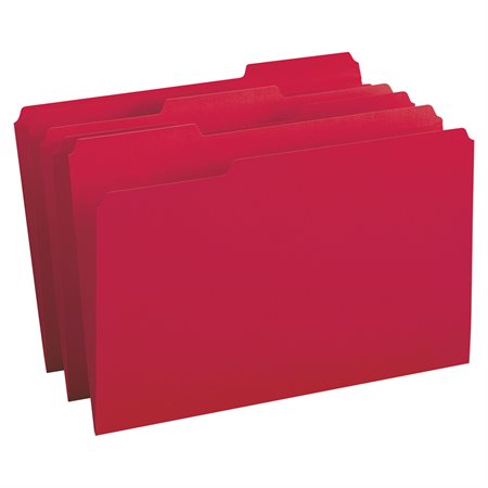 Coloured File Folders Legal size red