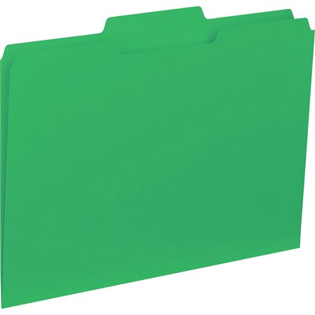 Chemises intérieures Format lettre vert