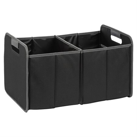 Fully Collapsible Storage Bin Double Compartment 12.8 x 19.5 x 11.5 in