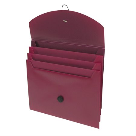 4-Pocket Expanding File burgundy