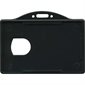 Porte-cartes identification 2-1 / 8 x 3-3 / 8 po Noir ( pqt 25)