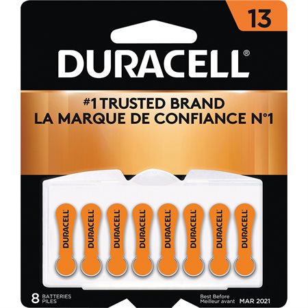 Hearing Aid Batteries DA13N (pkg 8)