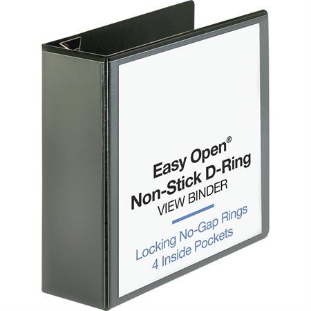 Reliure de présentation robuste Easy Open™ 4 po noir