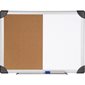 Dry Erase Cork Combo Boards Aluminium frame 24 x 36 in.
