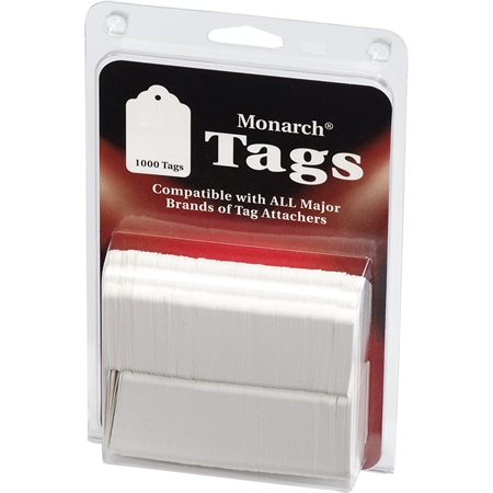 Stringless White Tags