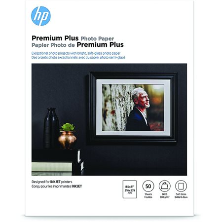 Premium Plus Photo Paper letter pkg 50