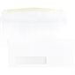 White Envelope Standard. With window. #10. 4-1 / 8 x 9-1 / 2 in.