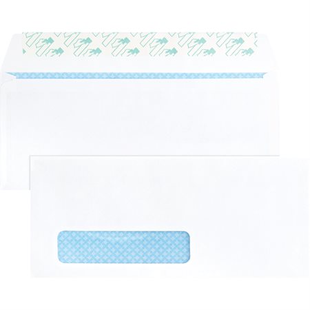 Security Peel-To-Seal Envelope With window. box of 500