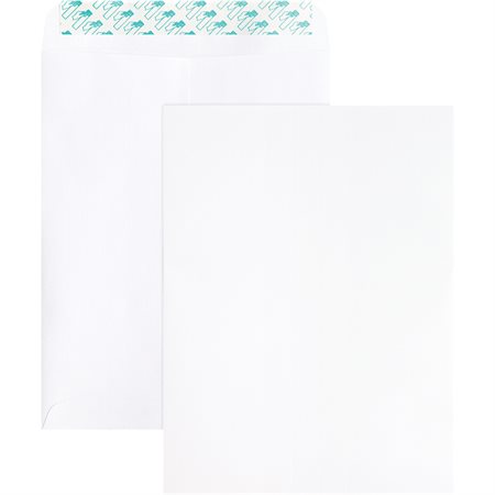 Self sealing Catalogue Envelope White. Box of 100. 9 x 12 in.