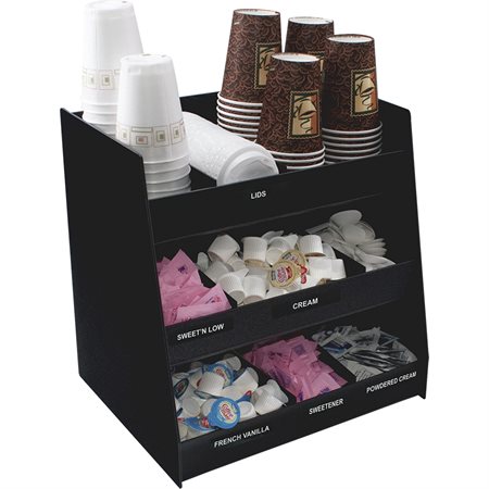 Vertical Coffee Condiment Organizer