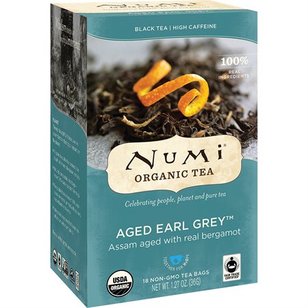 Thé biologique Numi Thé noir Earl Grey