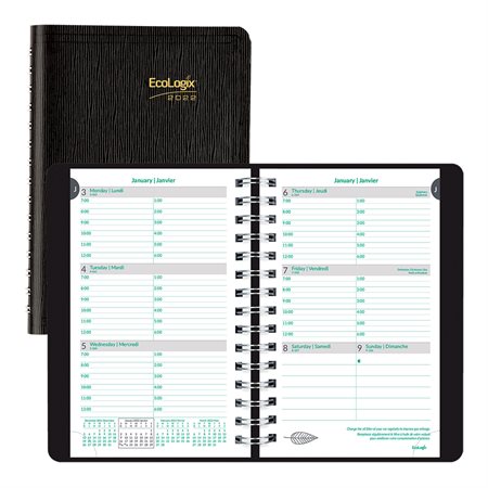 Ecologix® Weekly Diary (2022) Bilingual