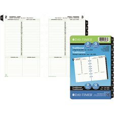 Desk Size Refills and Accessories (2025) Dated refills - bilingual 1 day/page