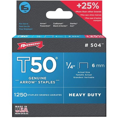 T50® Staples 1 / 4”