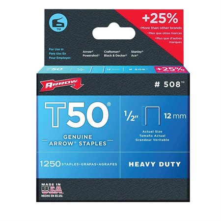 T50® Staples 1 / 2”