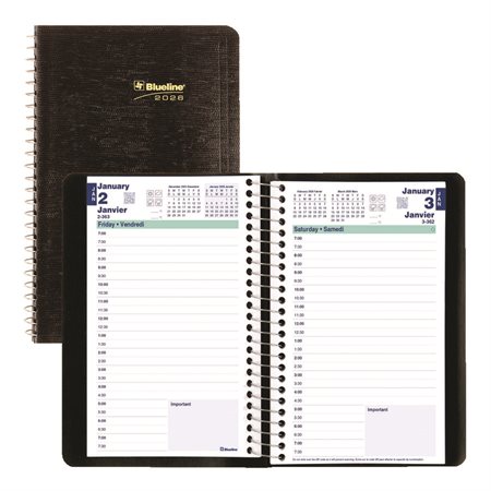 Daily Diary (2026) Soft cover, English black