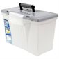 Portable File Box white