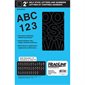 Geosign Vinyl Letters and Numbers Black letters, upper case. 50 mm (2”)