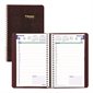 Agenda quotidien (2026) Couverture souple, anglais bourgogne