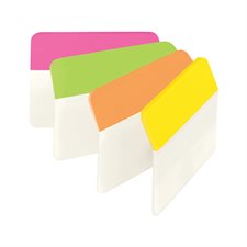 Onglets autoadhésifs biseautés Post-it® couleurs vives