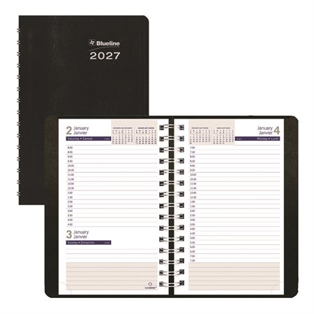 DuraGlobe™ Daily Diary (2026) Corinth soft cover black