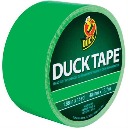 Coloured Duck Tape 48 mm x 13.71 m neon green