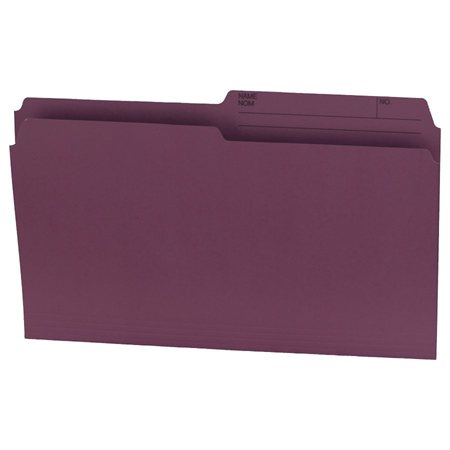 File folder Legal size burgundy