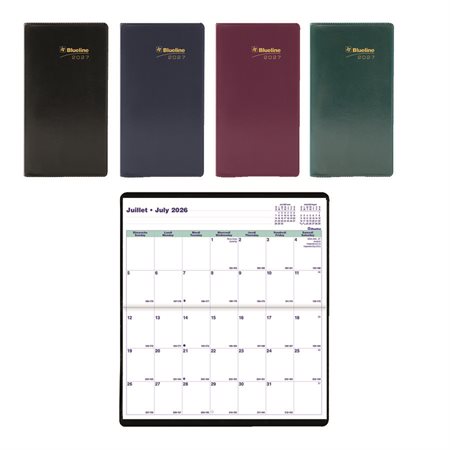 Agenda mensuel de poche (2025-2026)