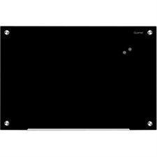 Infinity™ Glass Dry Erase Board Magnetic, black 72 x 48 in.