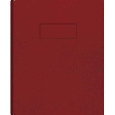 A9 Notebook Ruled red