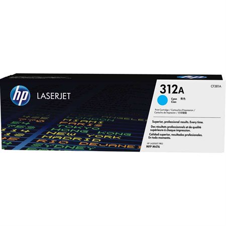 HP 312A Toner Cartridge Single cartridge cyan