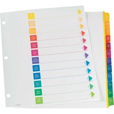 Super Rapidex™ Pre-Printed Dividers JAN-DEC