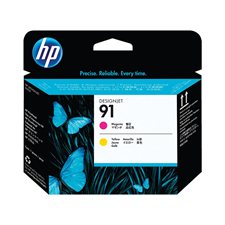 Têtes d'impression HP 91 magenta/jaune