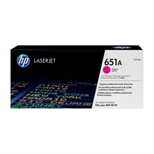 Cartouche de toner HP 651A magenta