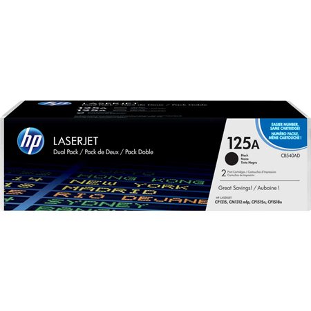 HP 125A Toner Cartridge Single Cartridge black