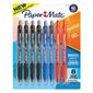 Stylo à bille rétractable Paper Mate® Gel Paquet de 8 couleurs variées