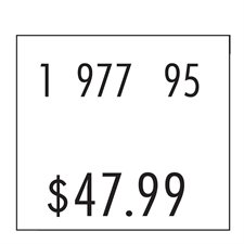 Étiquettes pour pistolet à étiqueter 216™ Permanent (50 000 étiquettes) blanc