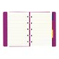 Filofax® Refillable Notebook Pocket size, 5-1 / 2 x 3-1 / 2" fushia