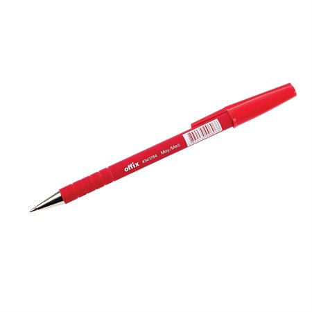 Offix® Ballpoint Pen Medium point red