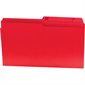 Reversible Coloured File Folders Legal size red