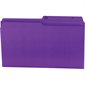 Reversible Coloured File Folders Legal size purple