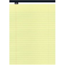 Bloc de papier Offix® Légal  (8-1/2 x 14  po) ligné 11/32, jaune