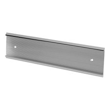 Name Plate Holder Wall, 2 x 10" silver