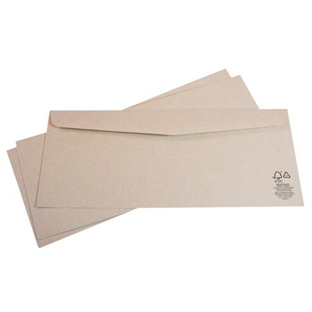 Kraft envelope with window