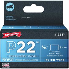 P22™ Staples 5/16”