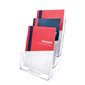 Support pour documentation Docuholder™ Pour revues. 3 comp. 9-1 / 2 x 6-1 / 4 x 12-5 / 8”H.