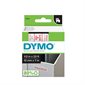 Cartouches D1 pour étiqueteuses Dymo® 12 mm x 7 m rouge sur blanc